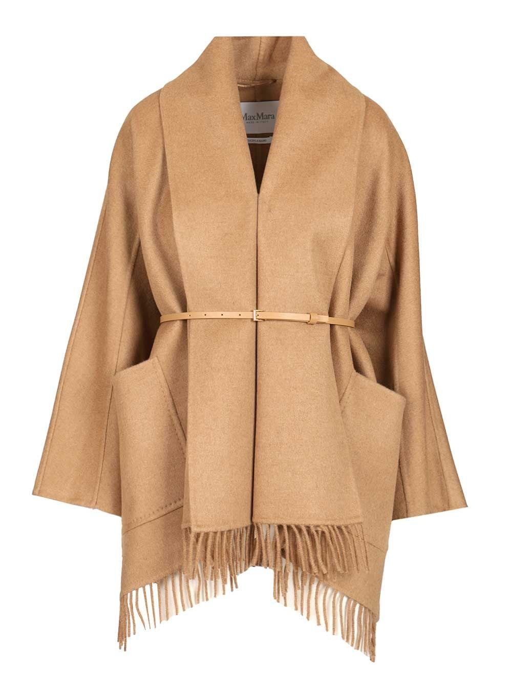 Max Mara Women Camel Cardigan Coat MAX MARA