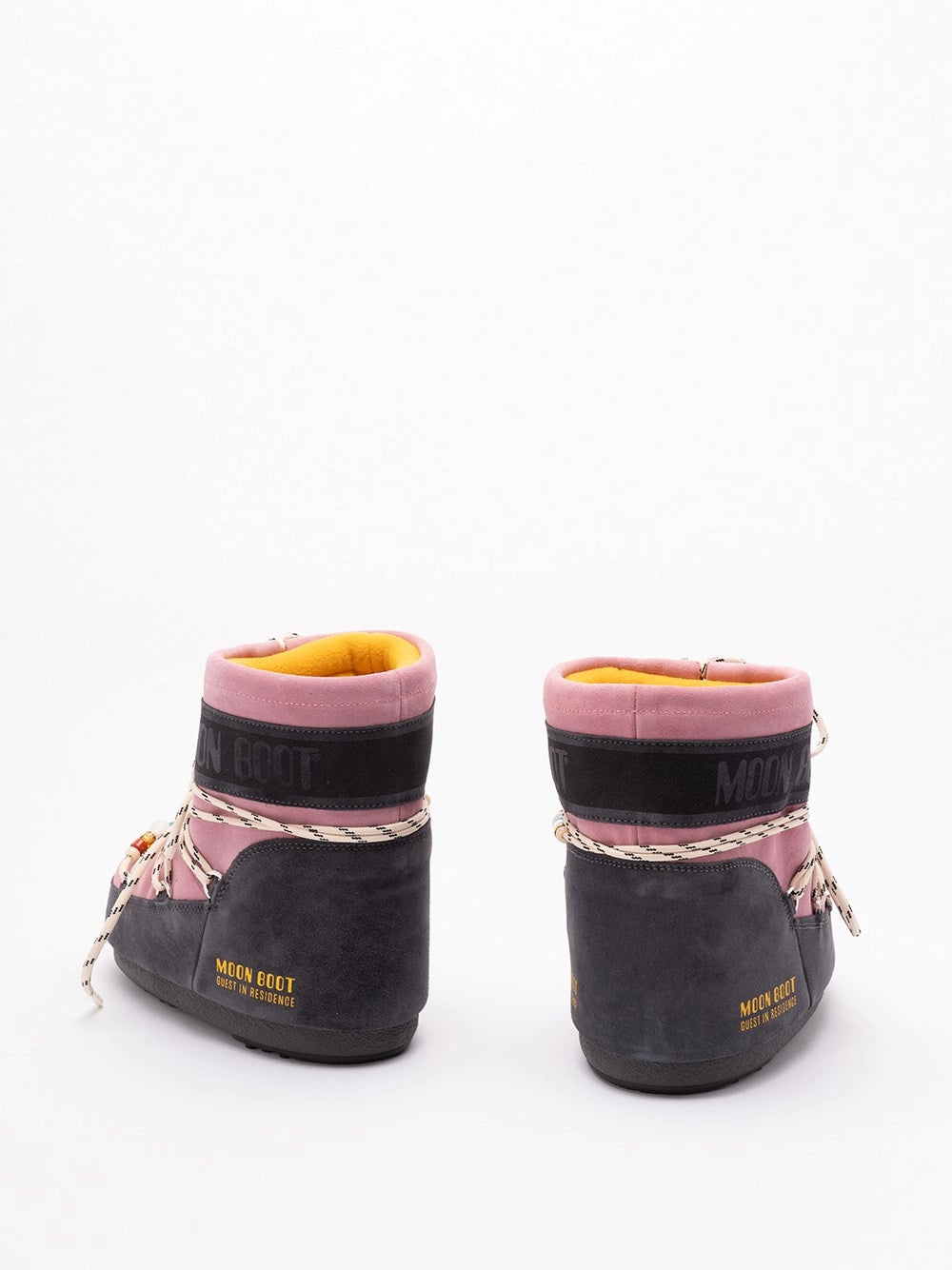 Moon Boot Women `Mb X Guest In Residence Icon Low Suede Beads` Boots MOON BOOT