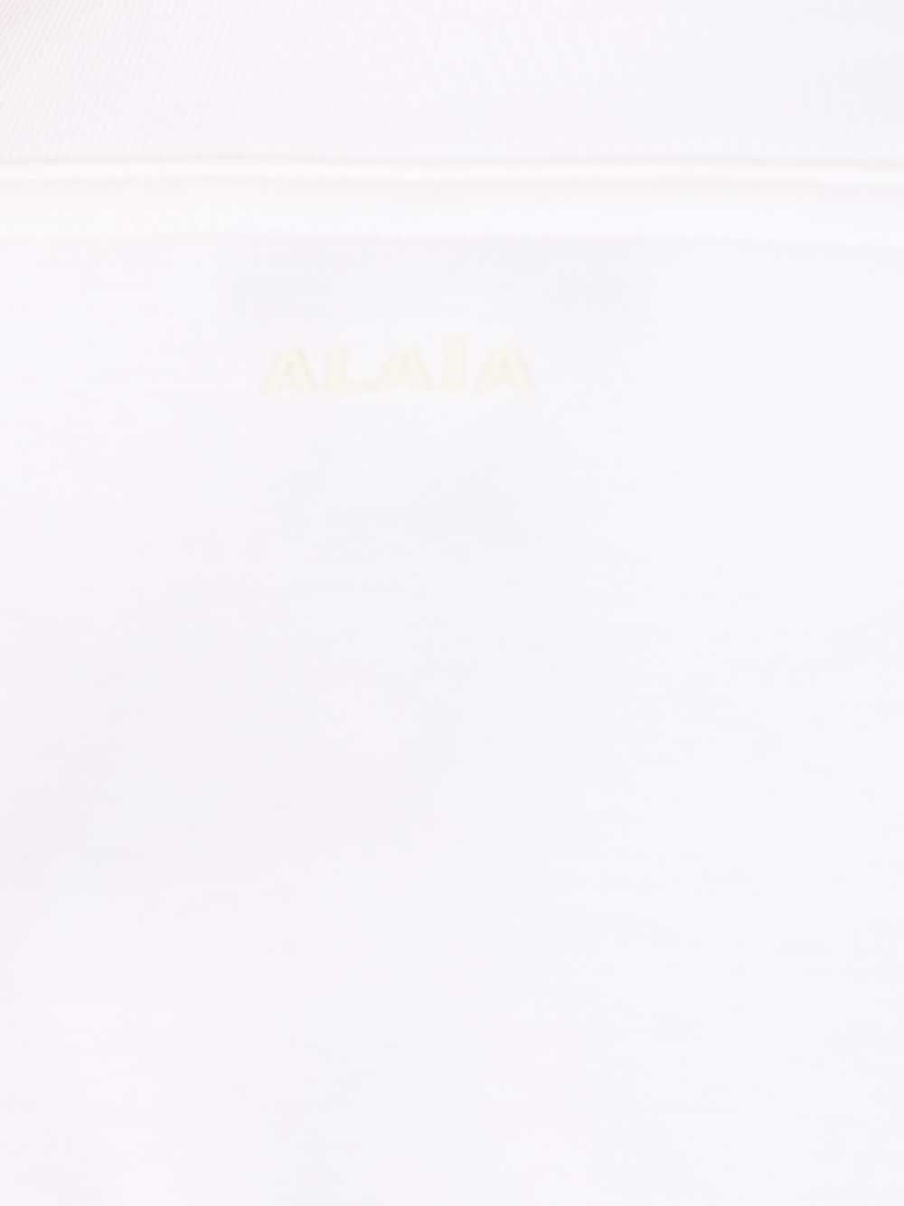 Alaïa Women Long-Sleeved Cotton Jersey T-Shirt ALAIA