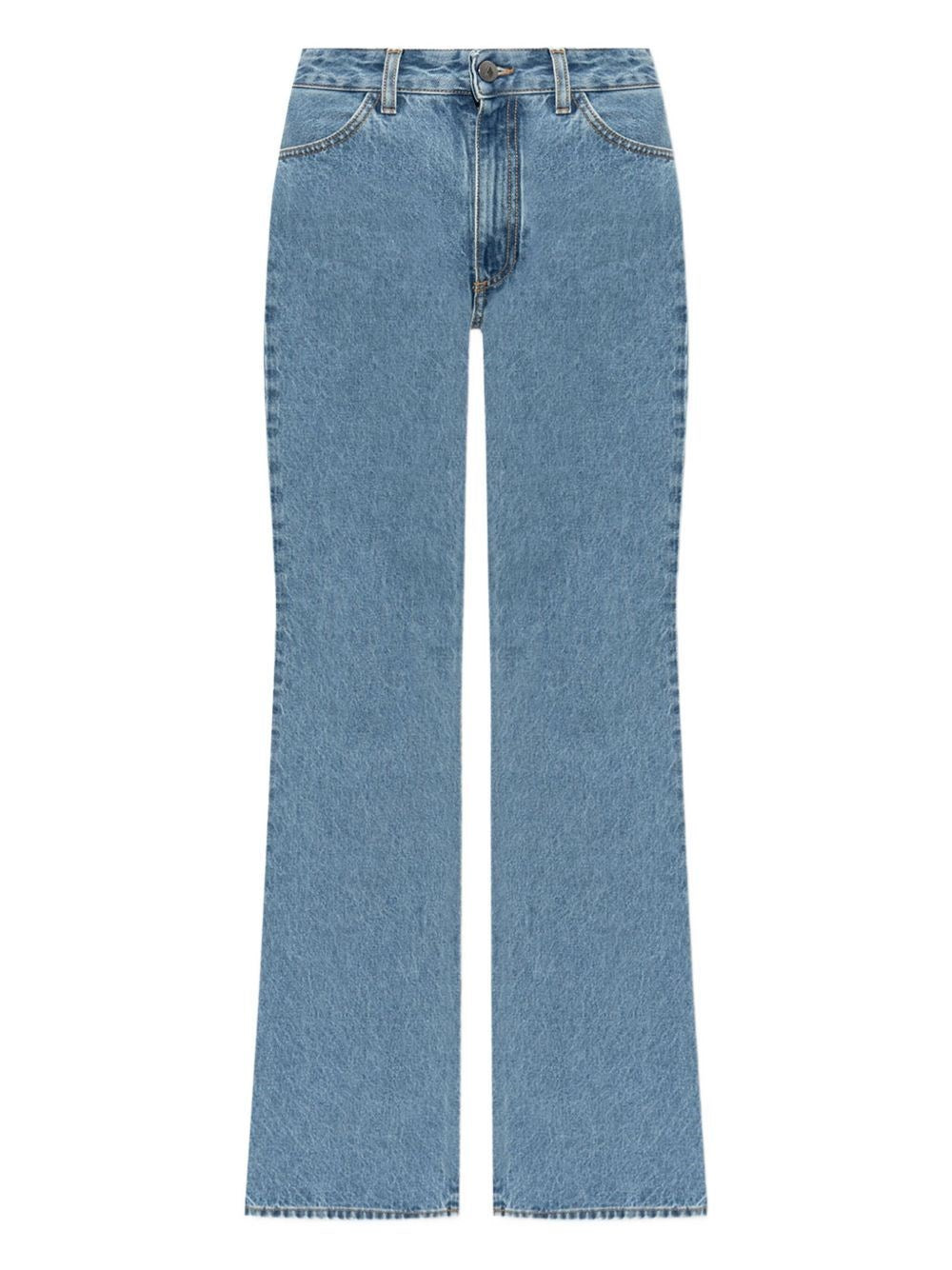 The Attico Women Denim Long Trousers THE ATTICO