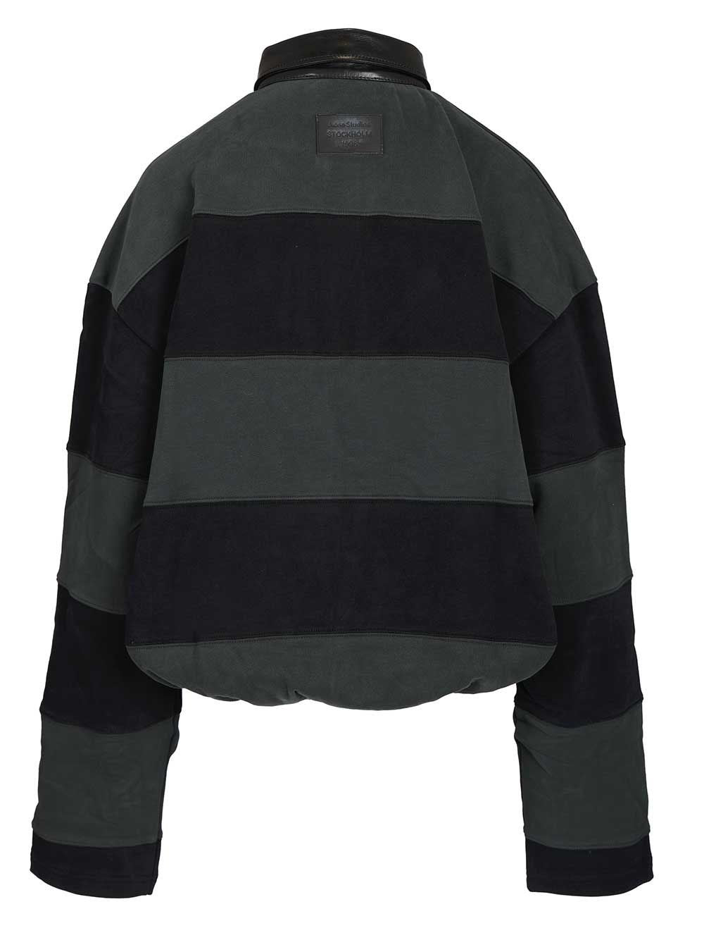 Acne Studios Women Striped Polo Sweater ACNE STUDIOS