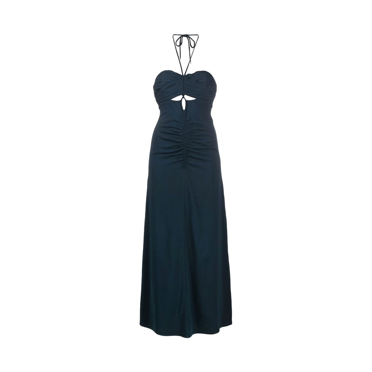 Self-Portrait Cut-Out Ruched Maxi Dress Women SELF-PORTRAIT