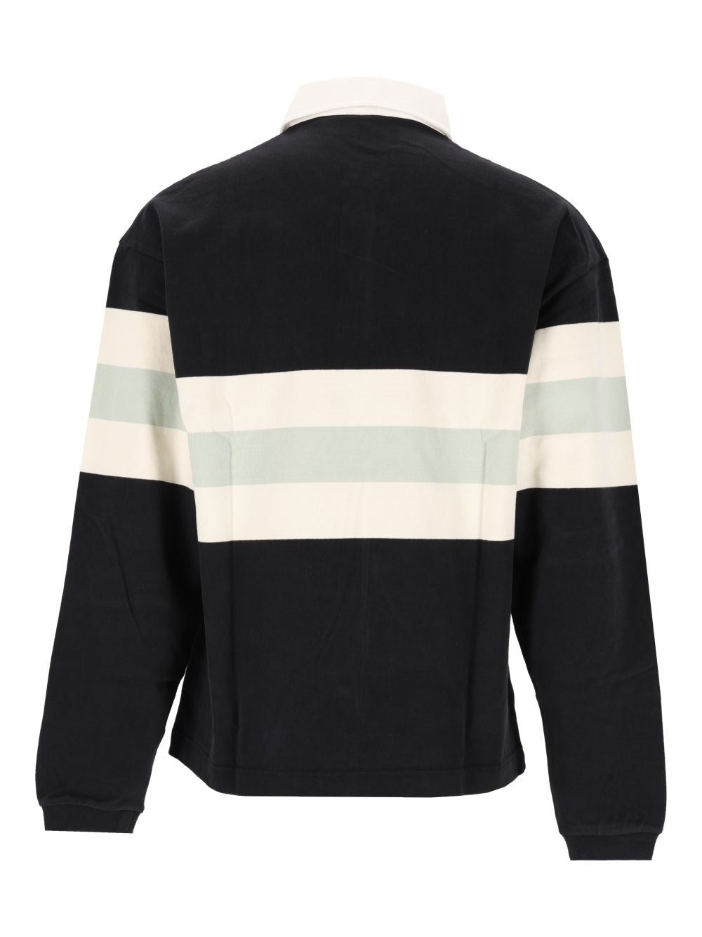 Palm Angels Men Striped Cotton Polo Shirt PALM ANGELS