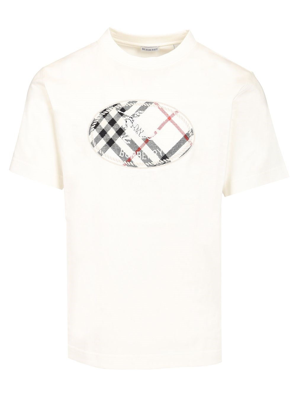 Burberry Men Knight Check Print Cotton T-Shirt BURBERRY