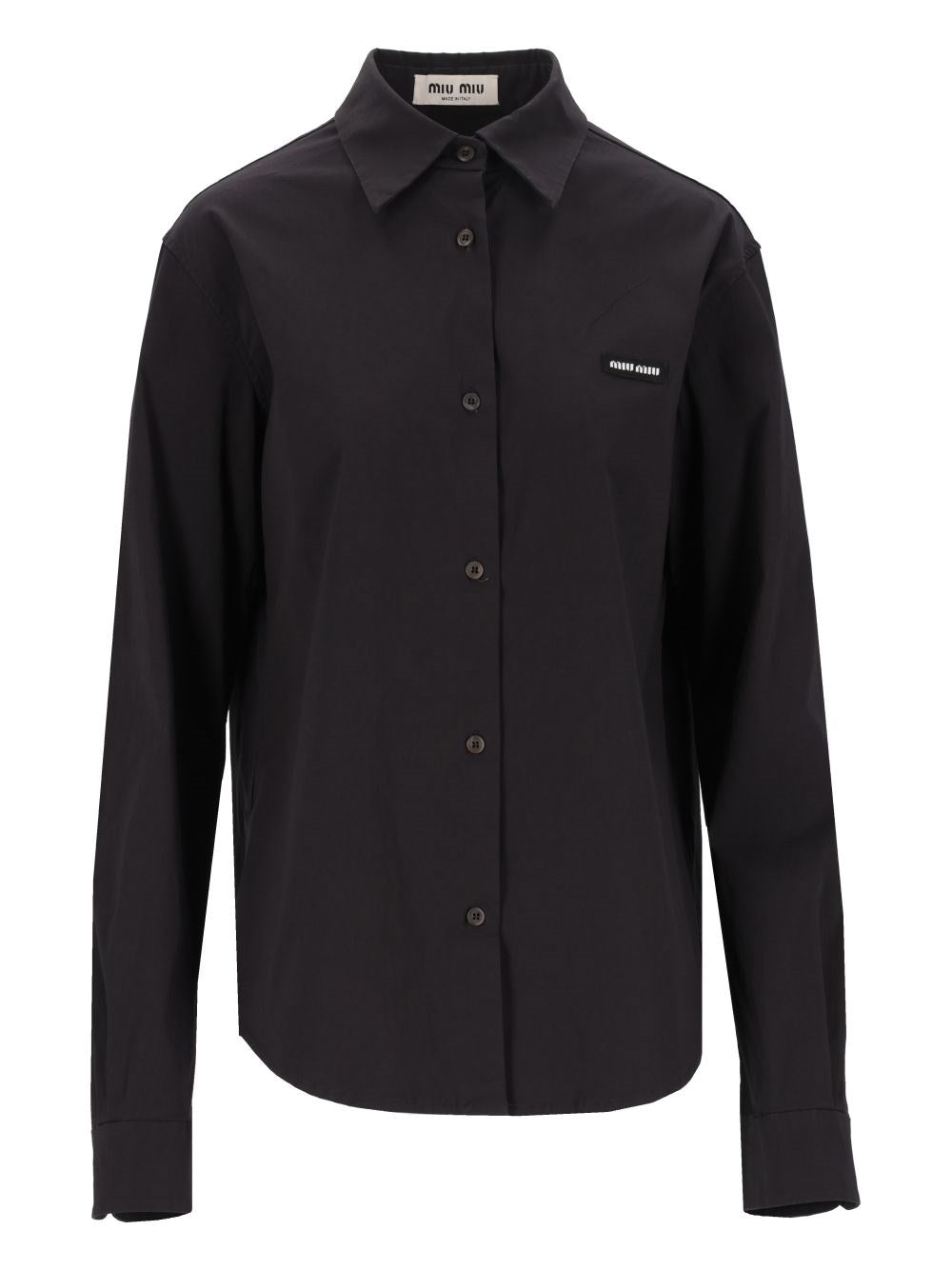 Miu Miu Women Stretch Poplin Shirt MIU MIU