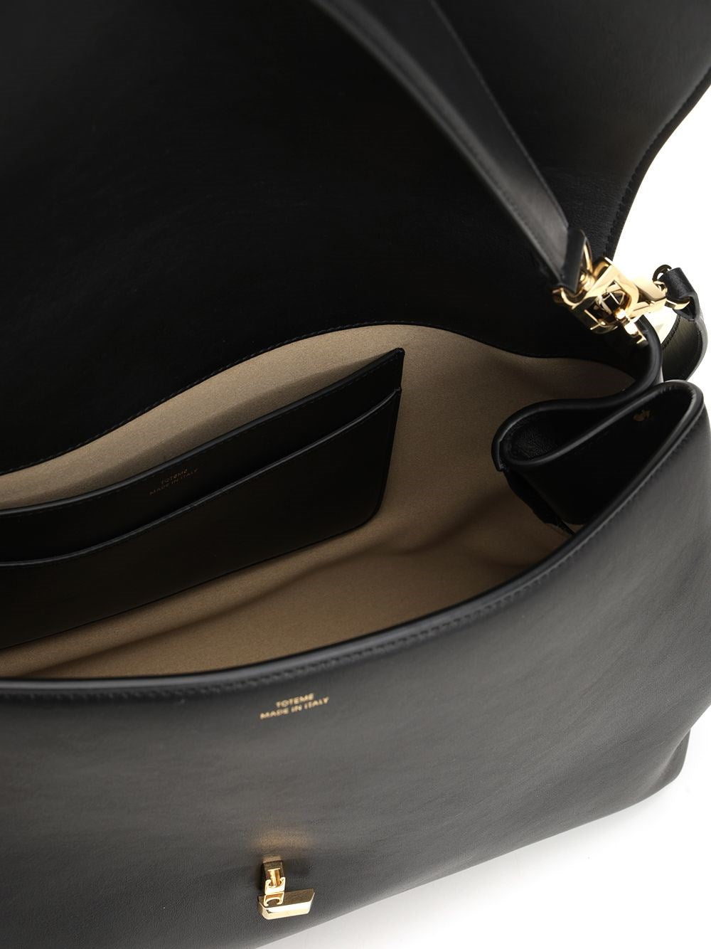 Toteme Women "T-Lock" Leather Shoulder Bag TOTEME