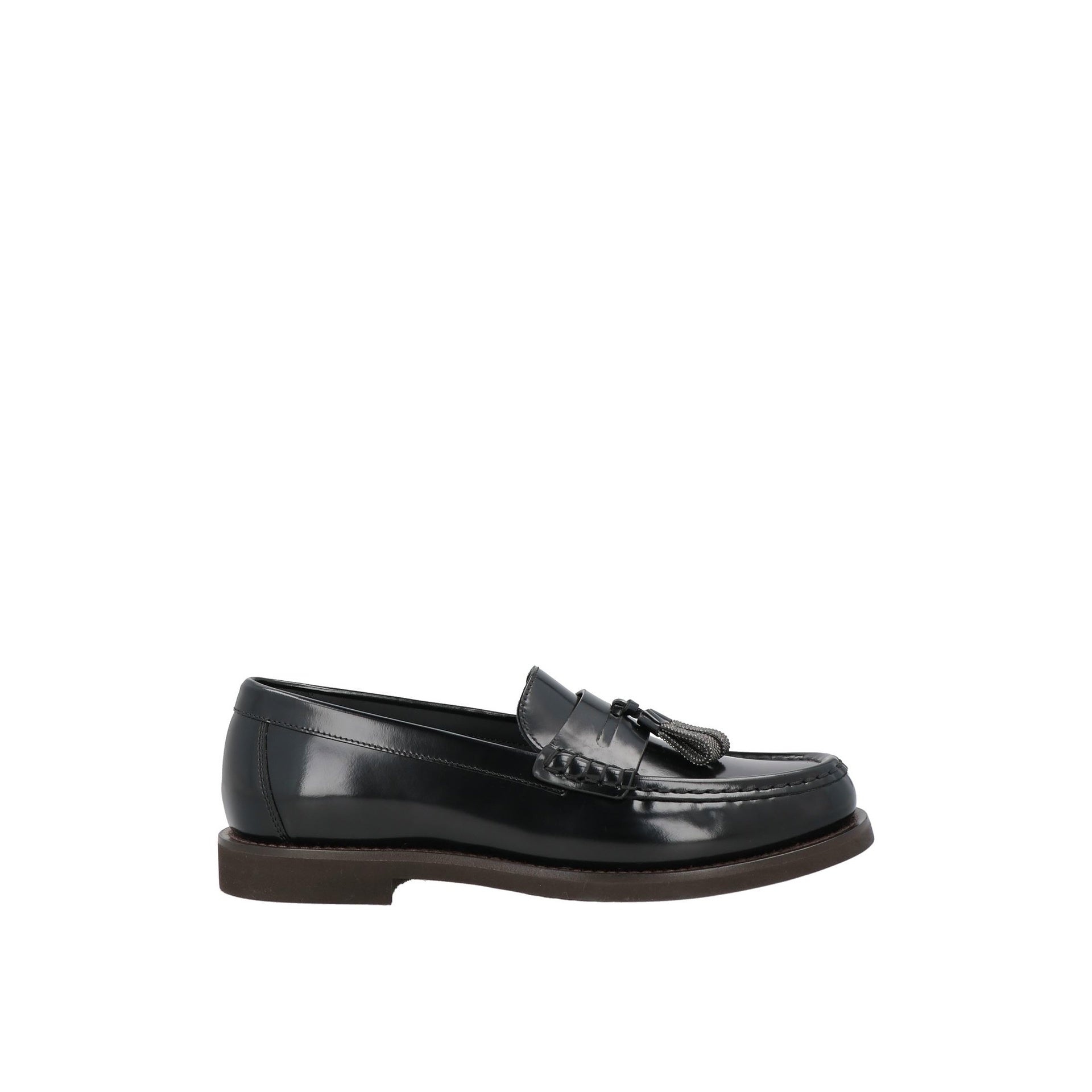 Brunello Cucinelli Leather Penny Loafer Women BRUNELLO CUCINELLI