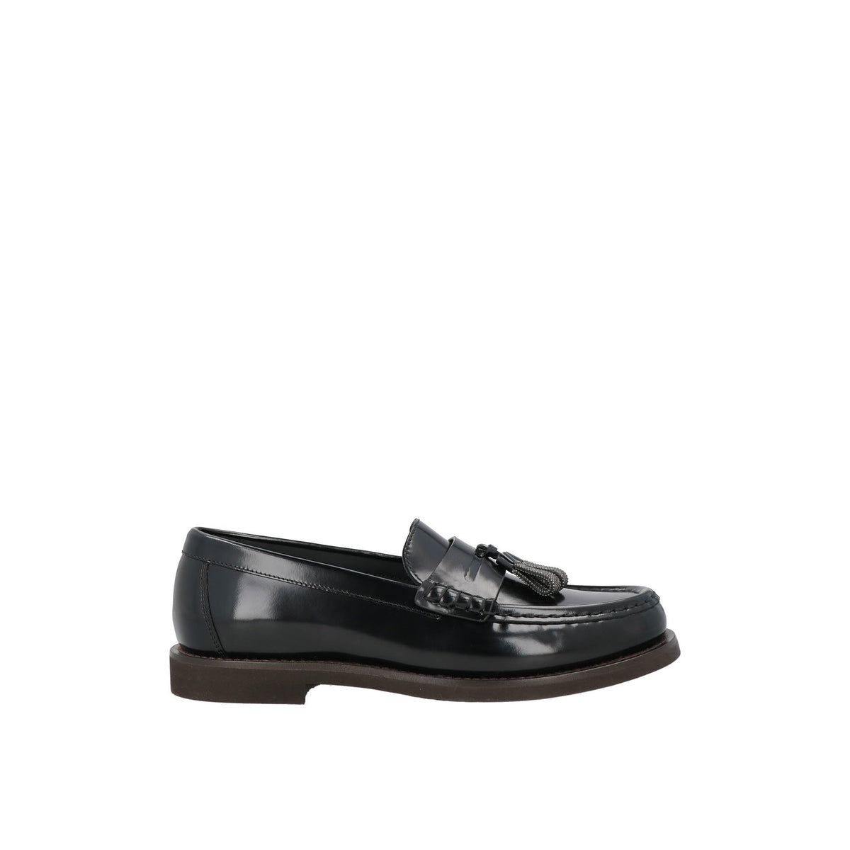 Brunello Cucinelli Leather Penny Loafer Women BRUNELLO CUCINELLI