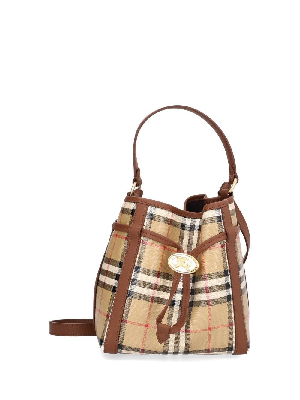 Burberry Women Mini Check Bucket Bag BURBERRY