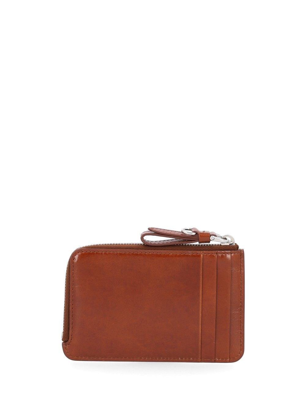 Miu Miu Women Zipped Leather Card Holder MIU MIU
