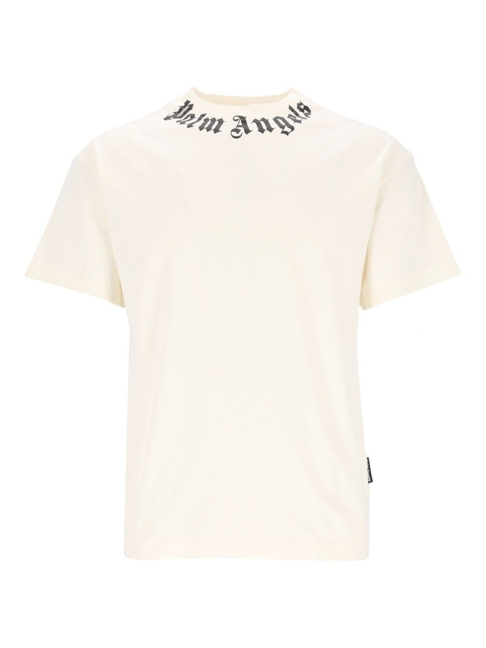 Palm Angels Men Neck Logo T-Shirt PALM ANGELS