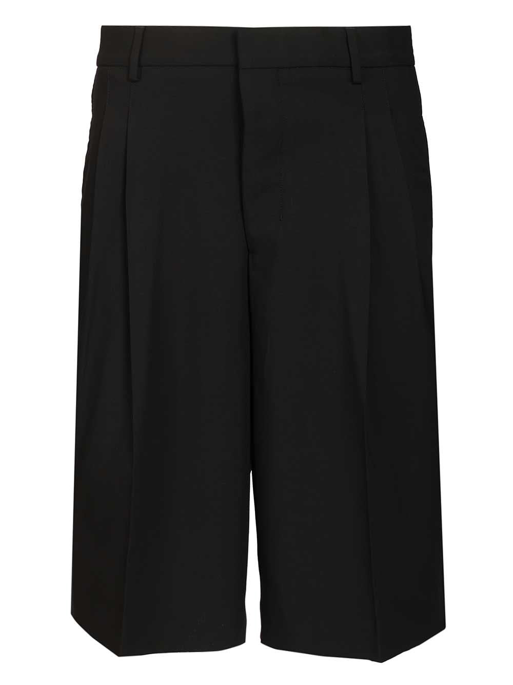 Ami Men Wide-Leg Bermuda Shorts AMI PARIS