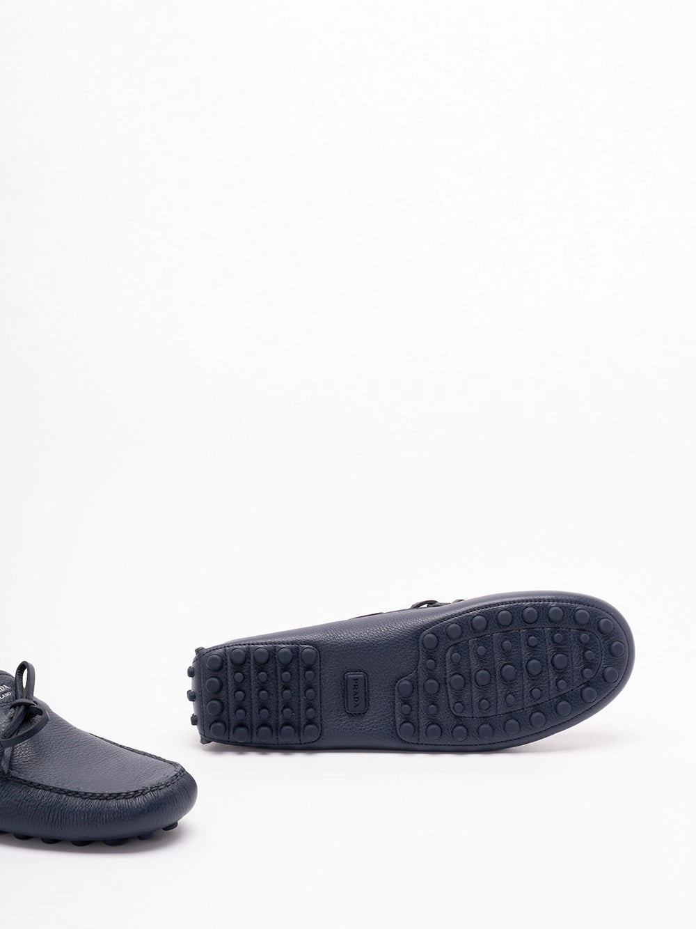 Prada Men Leather `Driver` Loafers PRADA