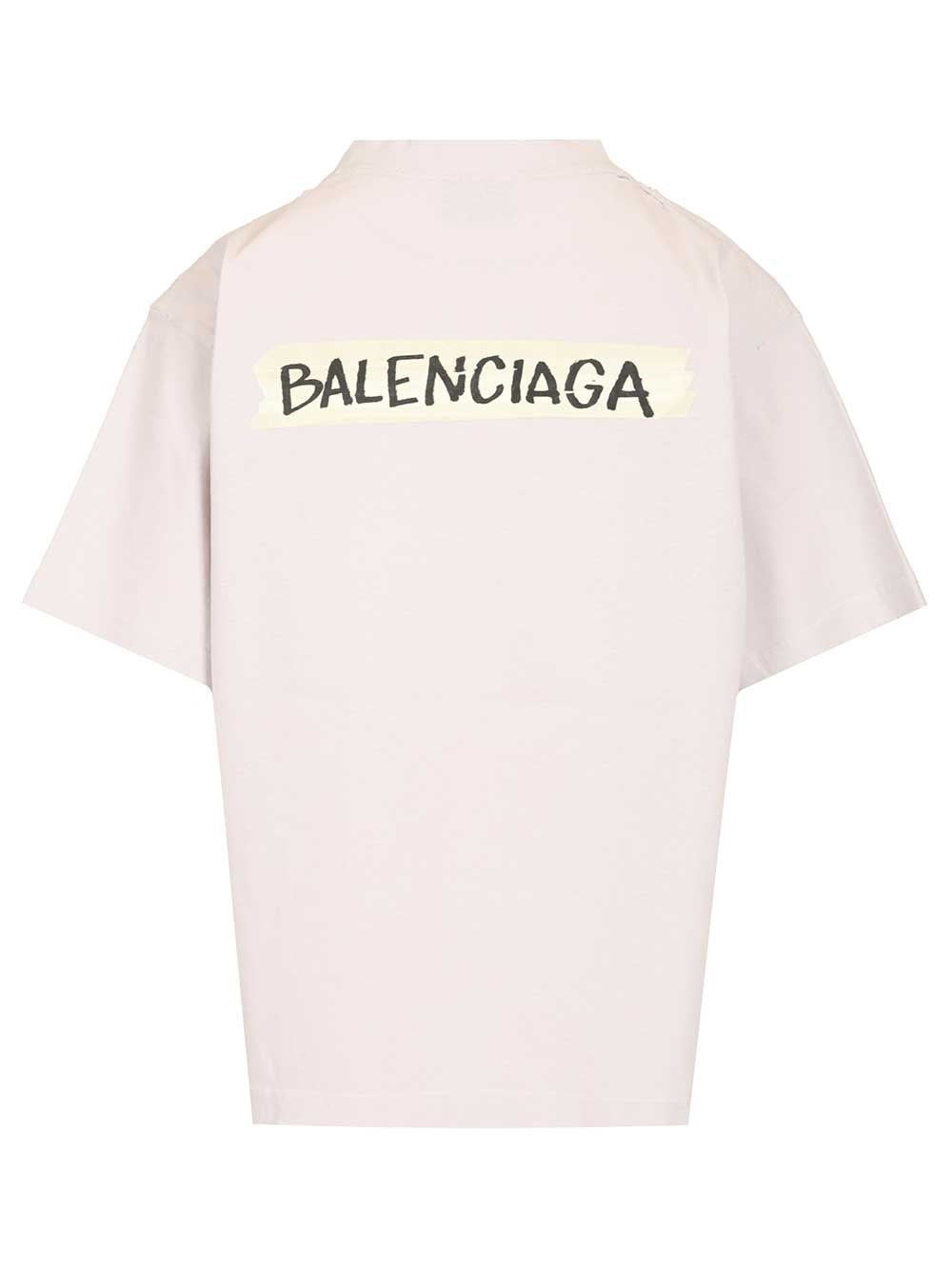 Balenciaga Women "Masking Tape" T-Shirt BALENCIAGA