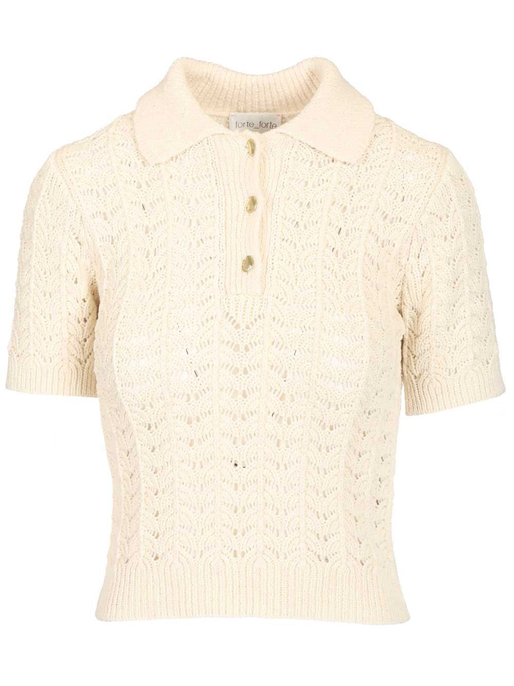 Forte_Forte Women Elegant Polo Shirt FORTE FORTE