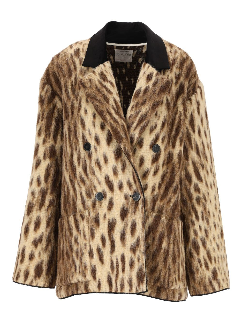 Forte_Forte Women Double-Breasted "Royal Leopard" FORTE FORTE