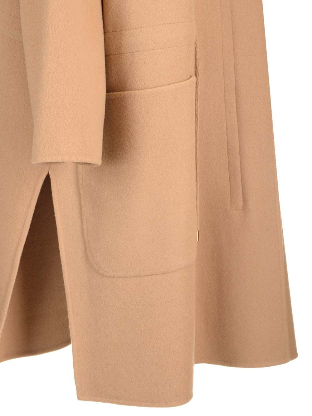 Max Mara Women Wool And Cashmere Blend "Miele" Coat MAX MARA