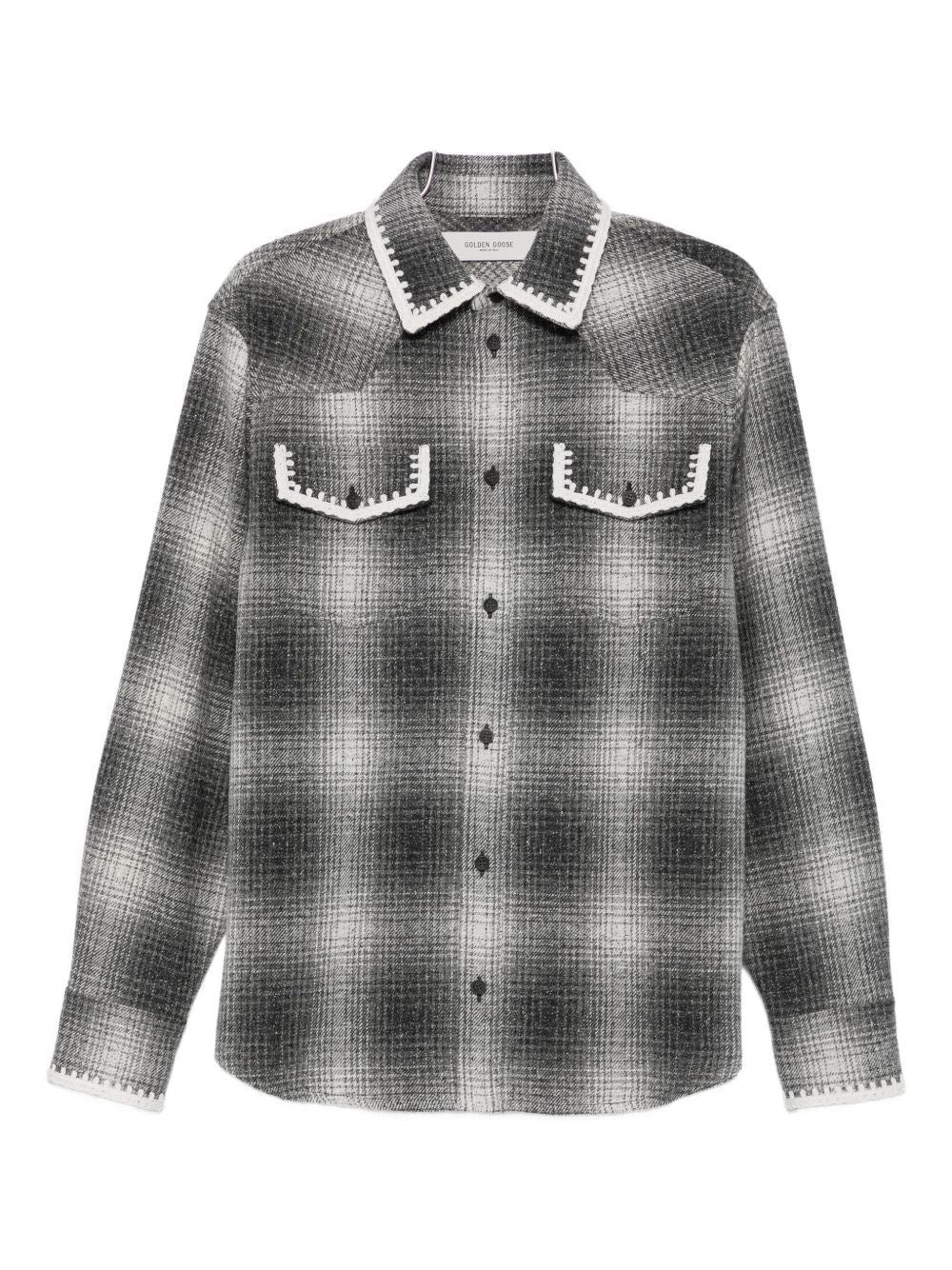 Golden Goose Men Flannel Shirt GOLDEN GOOSE