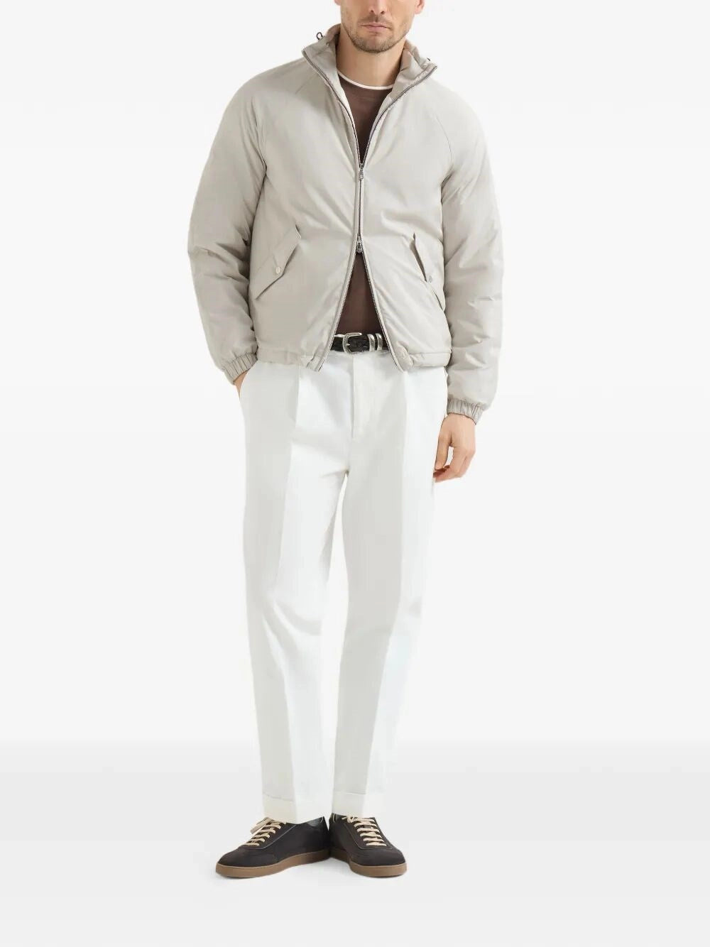 Brunello Cucinelli Men T-Shirt With Faux-Layering BRUNELLO CUCINELLI