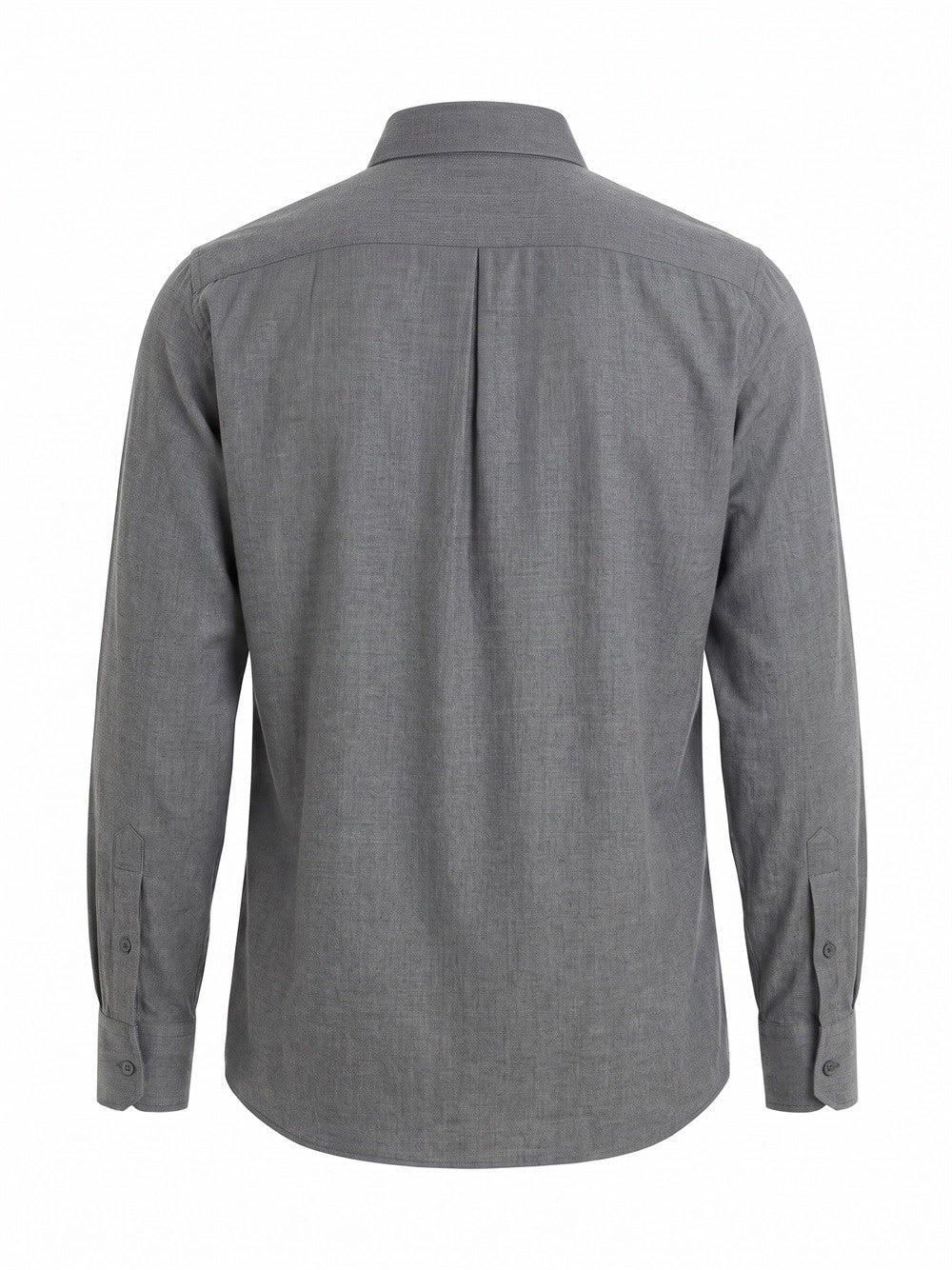 Brunello Cucinelli Men Flannel Chevron Shirt In Stretch Cotton BRUNELLO CUCINELLI