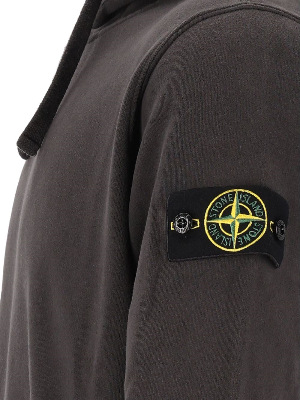 Stone Island Men Brushed Organic Cotton Hoodie STONE ISLAND