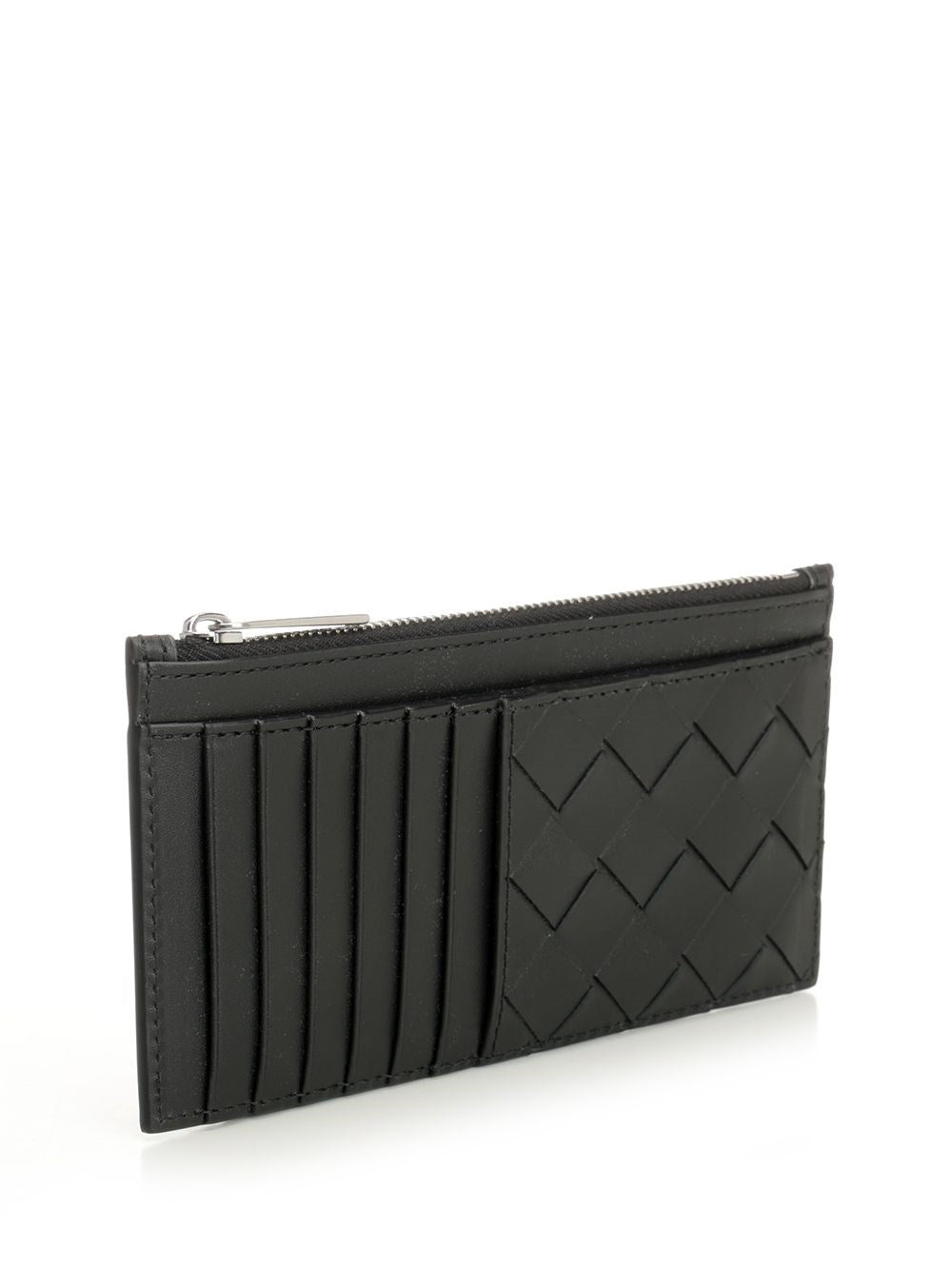Bottega Veneta Men Long Braided Card Holder With Zip BOTTEGA VENETA