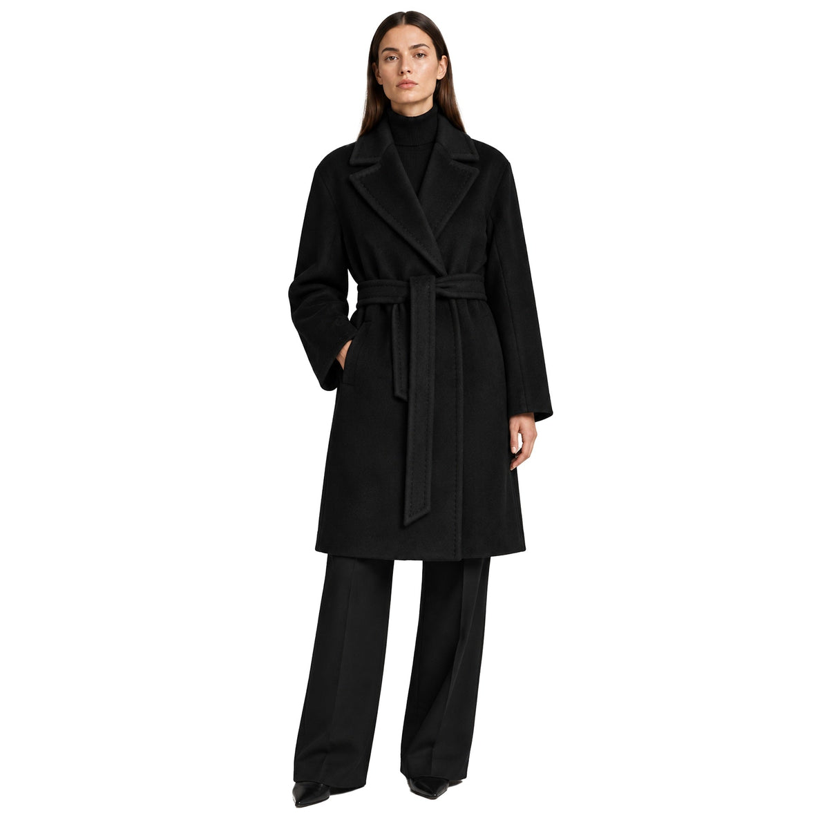 Max Mara Studio Alpaca Wool Coat Women MAX MARA STUDIO