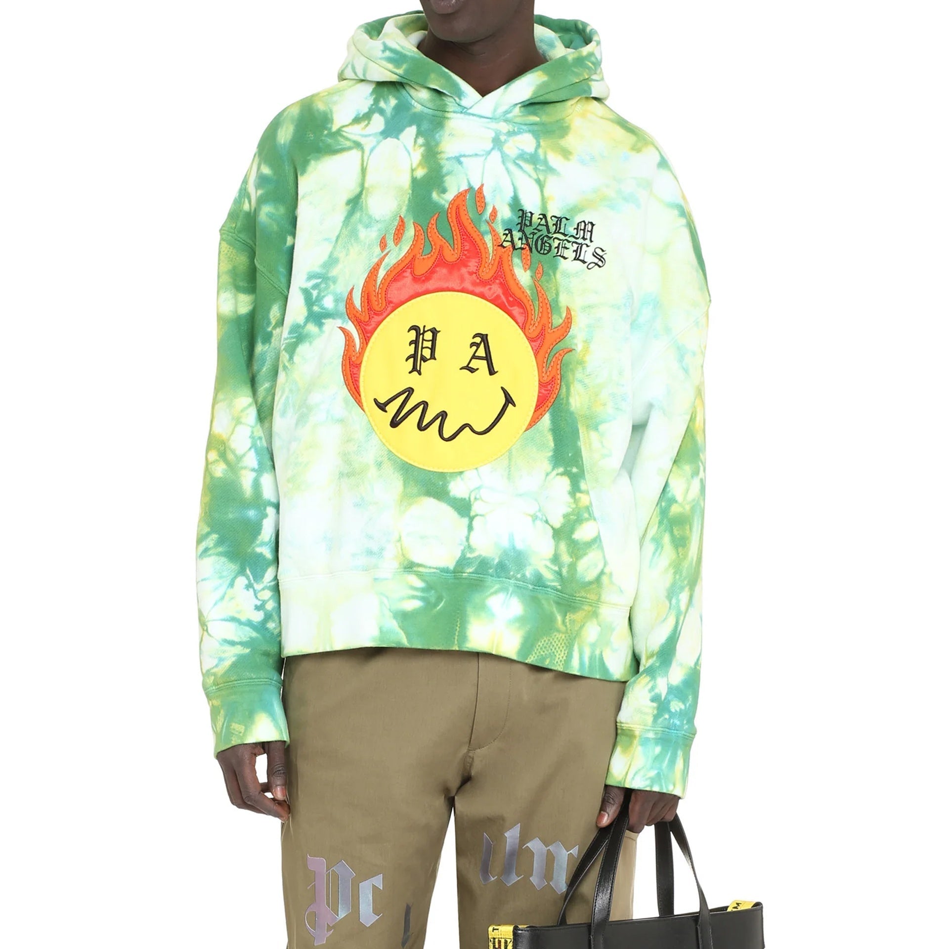 Palm Angels Hoodie Patch Sweatshirt Men PALM ANGELS