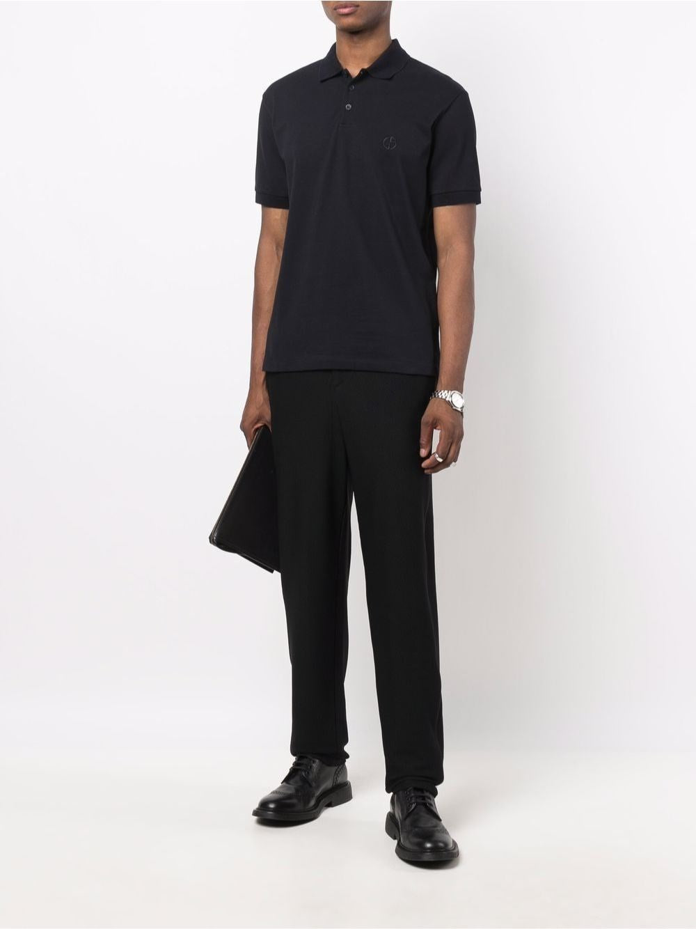 Giorgio Armani Men Pique Polo Shirt GIORGIO ARMANI
