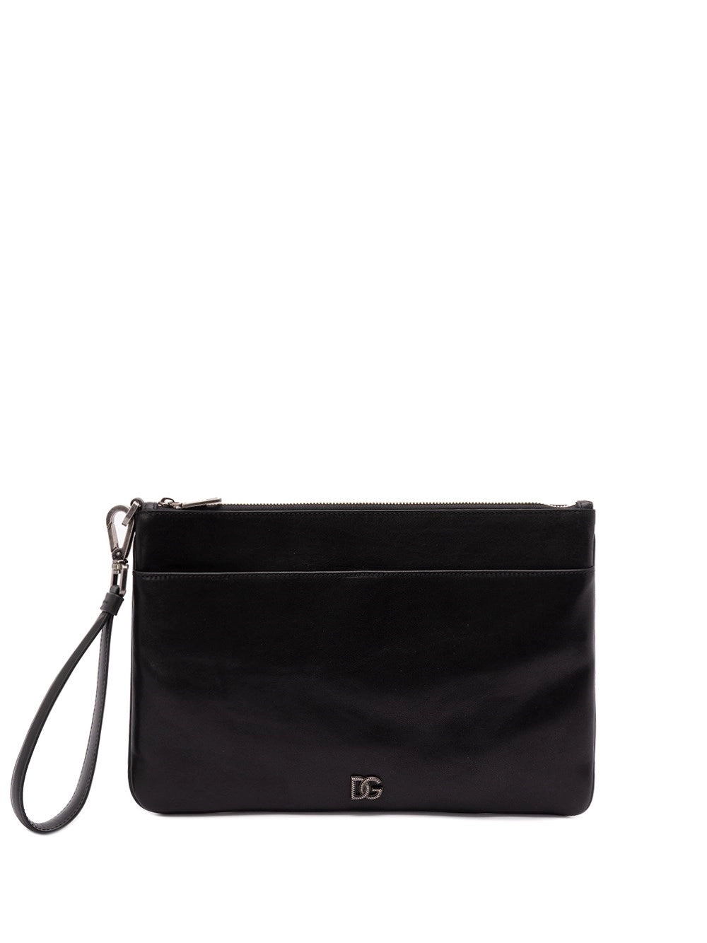 Dolce & Gabbana Men Leather Pouch DOLCE & GABBANA
