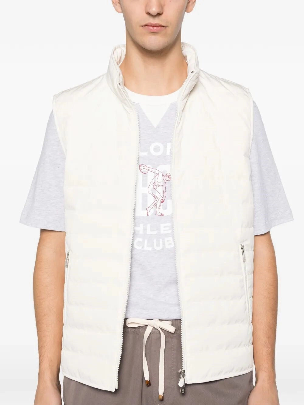 Brunello Cucinelli Men Sleeveless Jacket BRUNELLO CUCINELLI