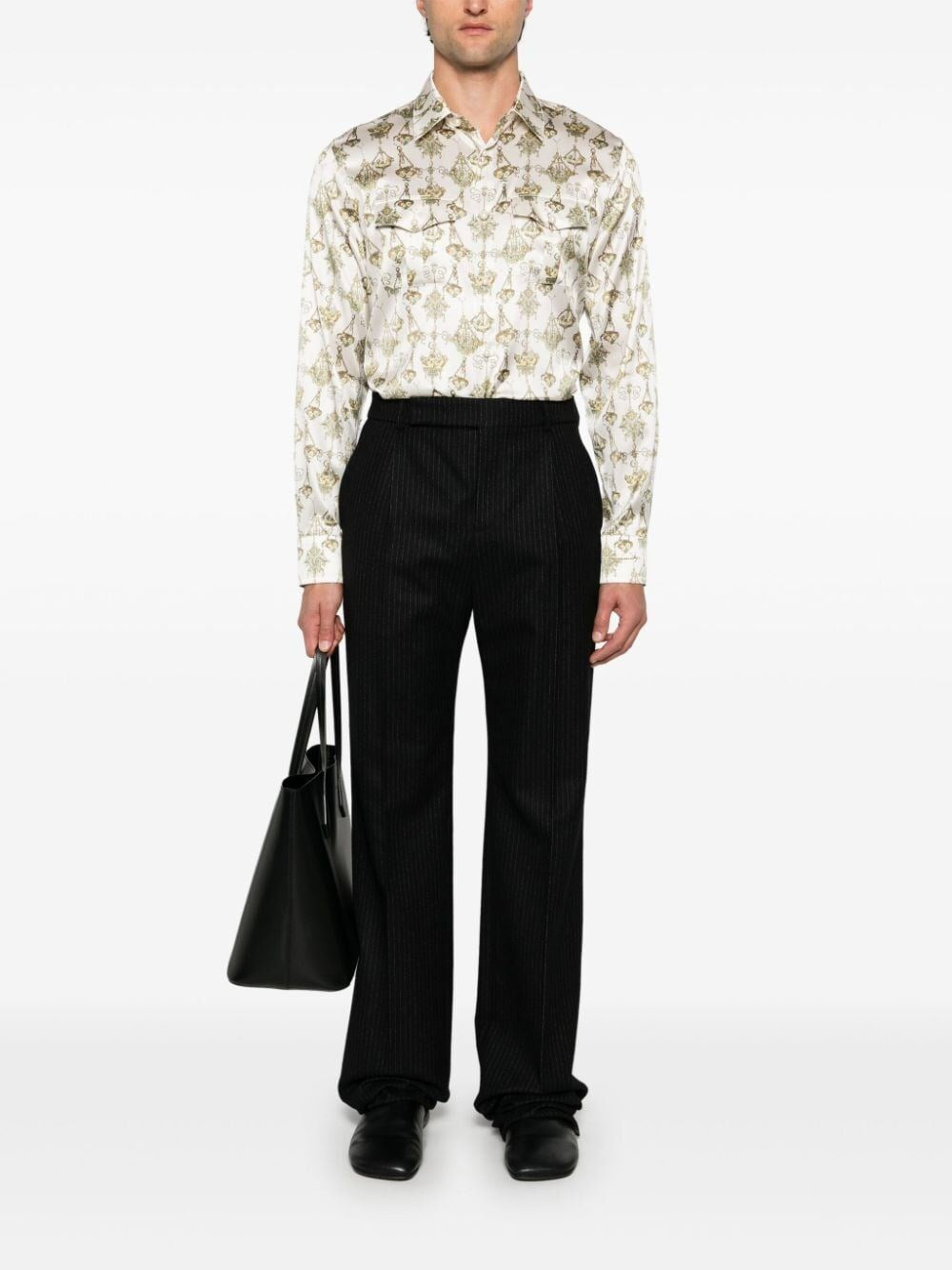 Givenchy Men Tight Fit Shirt With Pockets GIVENCHY