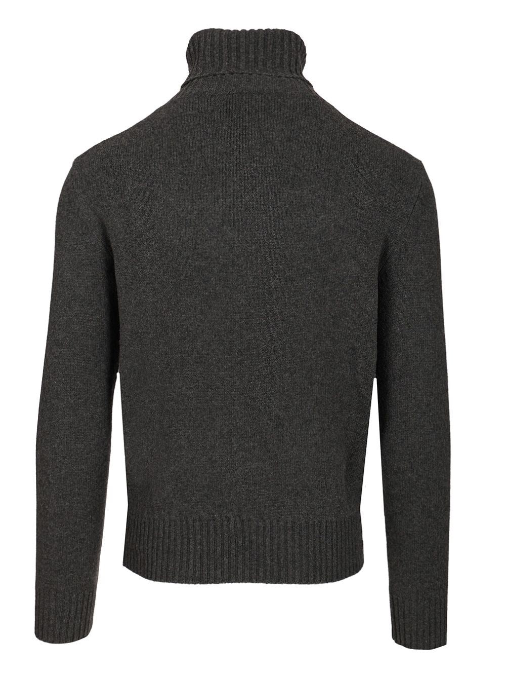 Ami Men Cashmere Turtleneck Sweater AMI PARIS