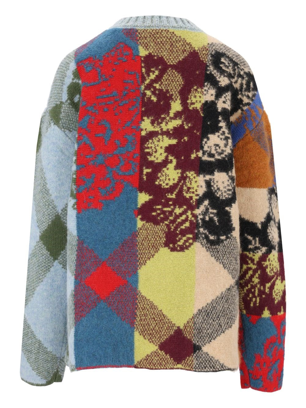 Dries Van Noten Men Patchwork Wool Sweater DRIES VAN NOTEN