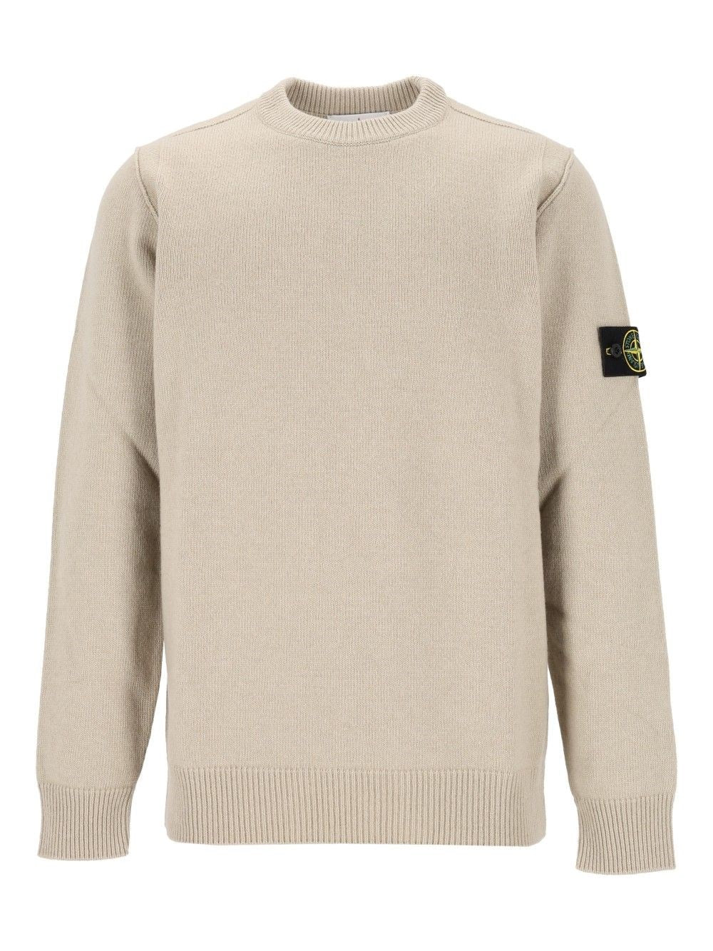 Stone Island Men Lambswool Crew Neck Sweater STONE ISLAND