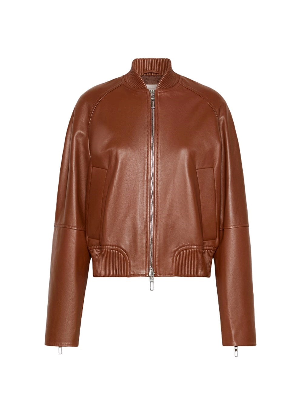 Sportmax Women `Amour` Leather Jacket SPORTMAX