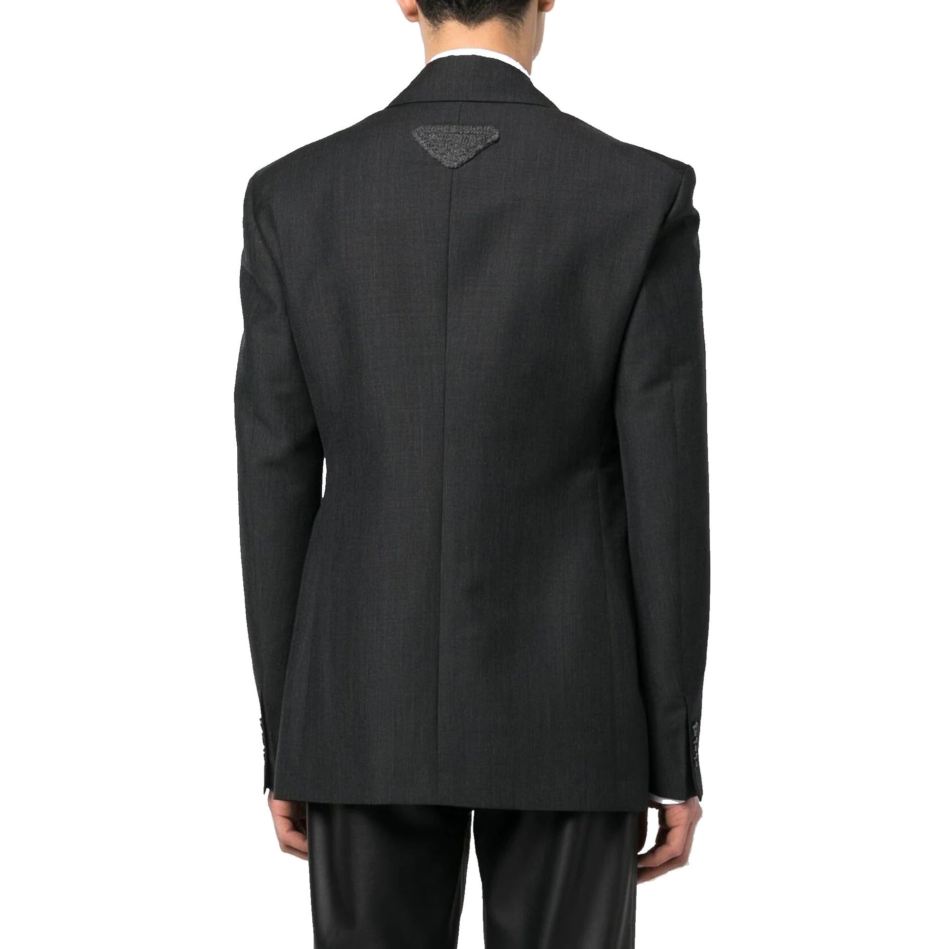 Prada Double-Breasted Wool Jacket Men PRADA