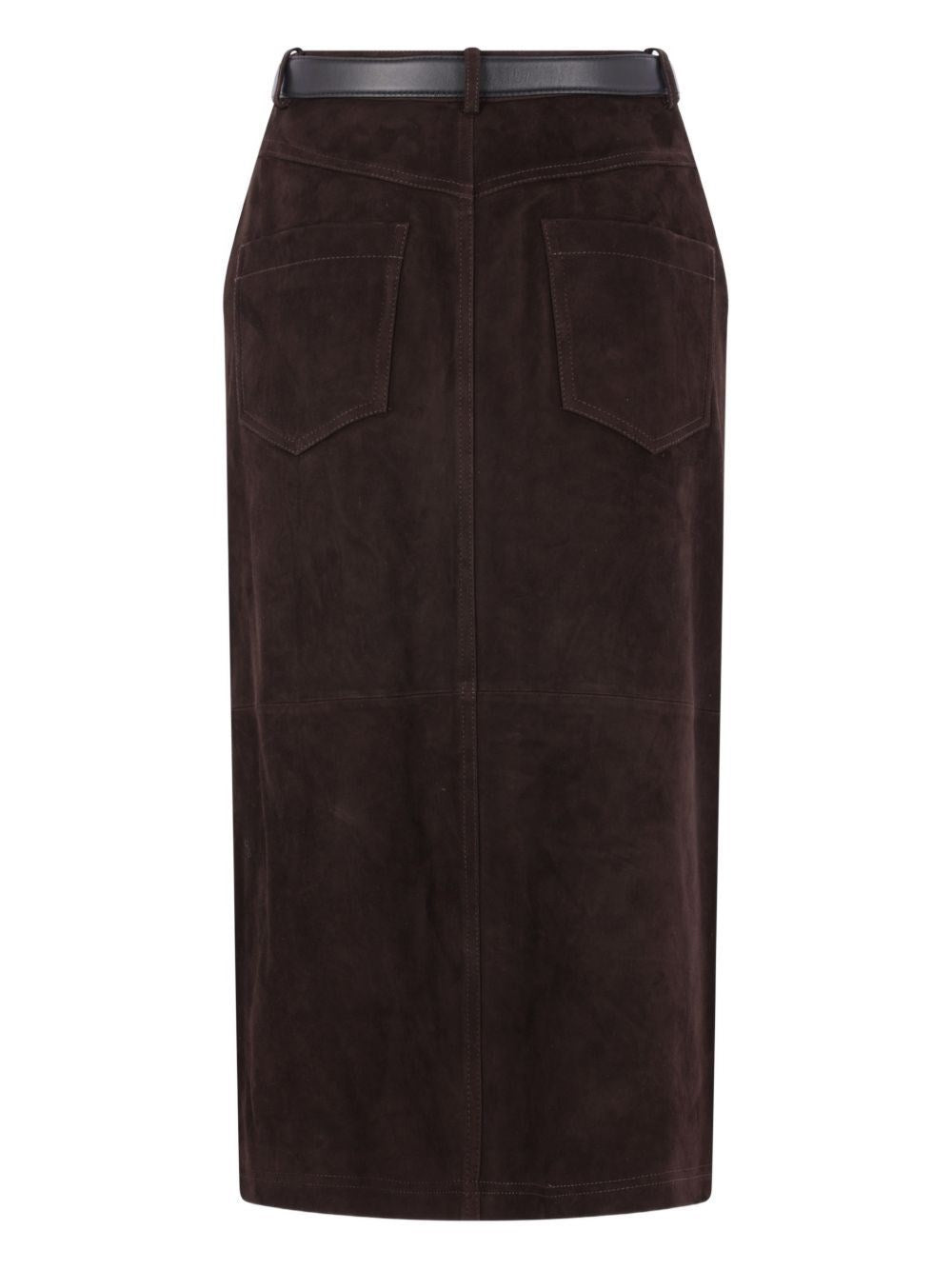 Self-Portrait Women Midi Skirt SELF-PORTRAIT