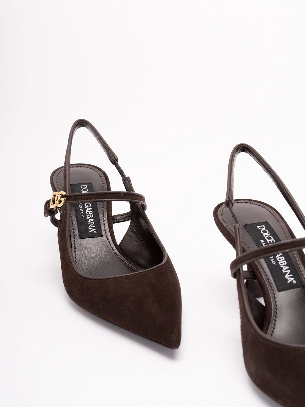 Dolce & Gabbana Women Suede Slingback DOLCE & GABBANA