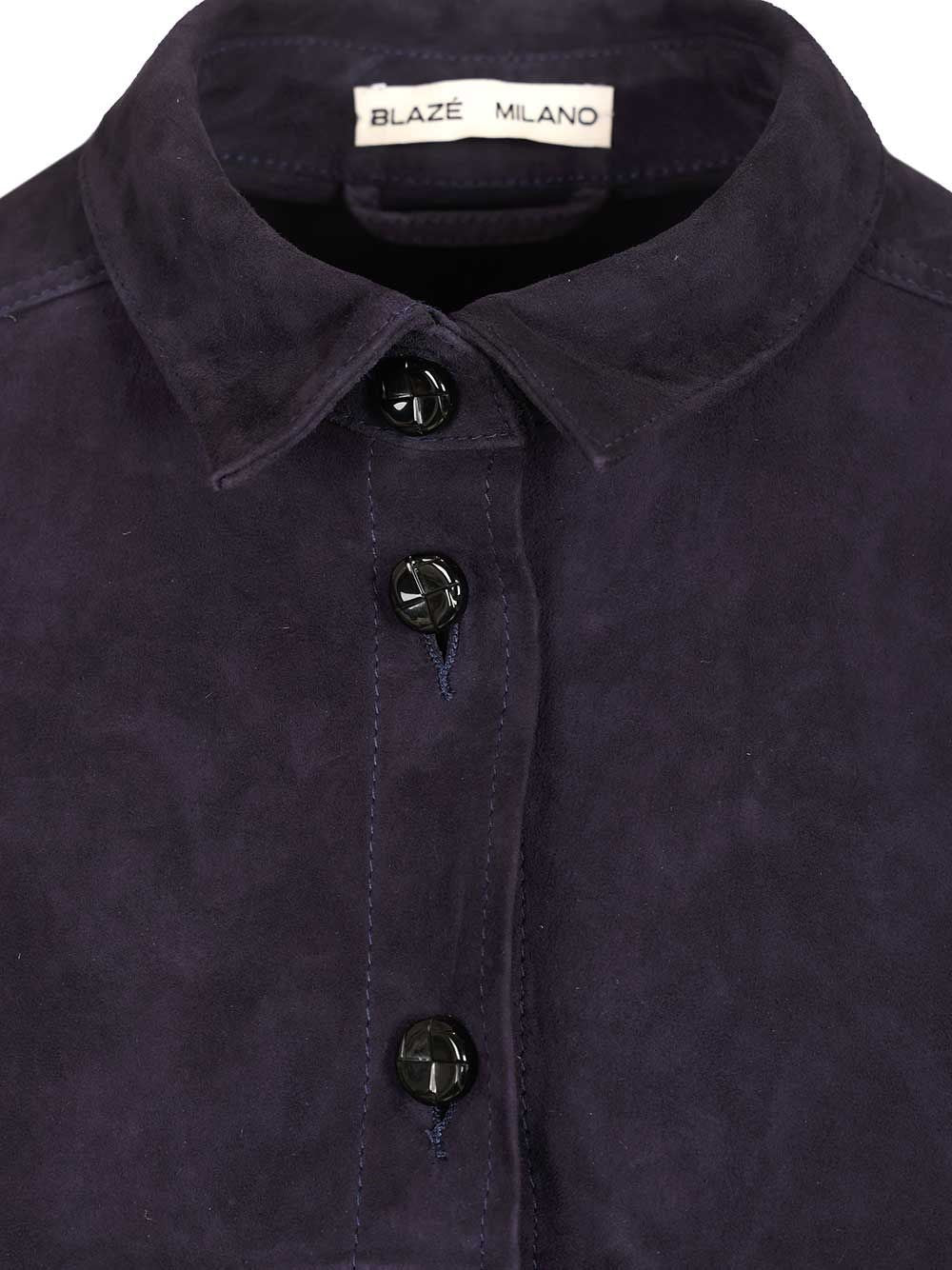 Blazé Milano Women Viva Berber Suede Shirt BLAZE MILANO
