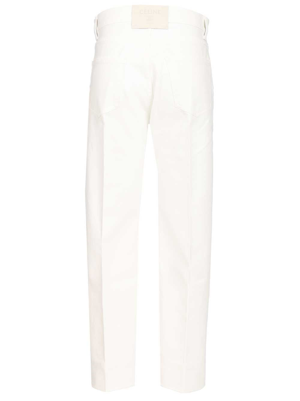 Celine Women Cotton Twill Boyfriend Jeans CELINE