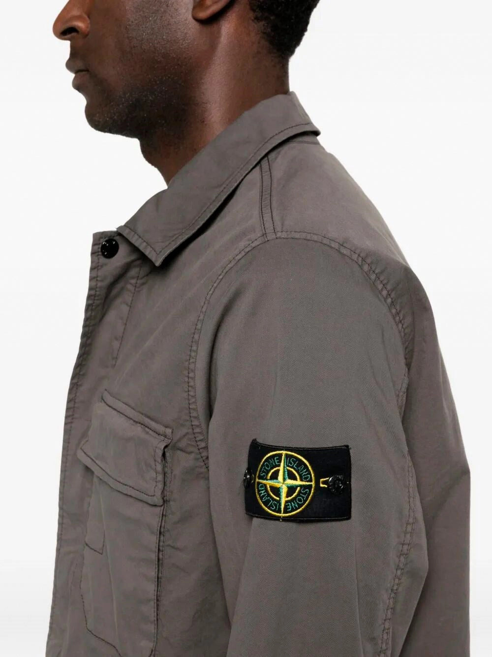 Stone Island Men Garment Dyed Overshirt STONE ISLAND