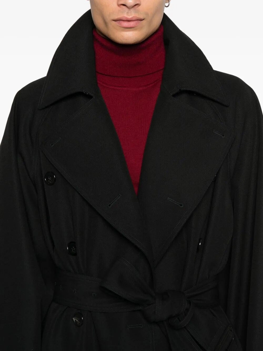 Saint Laurent Men Raglan Coat SAINT LAURENT
