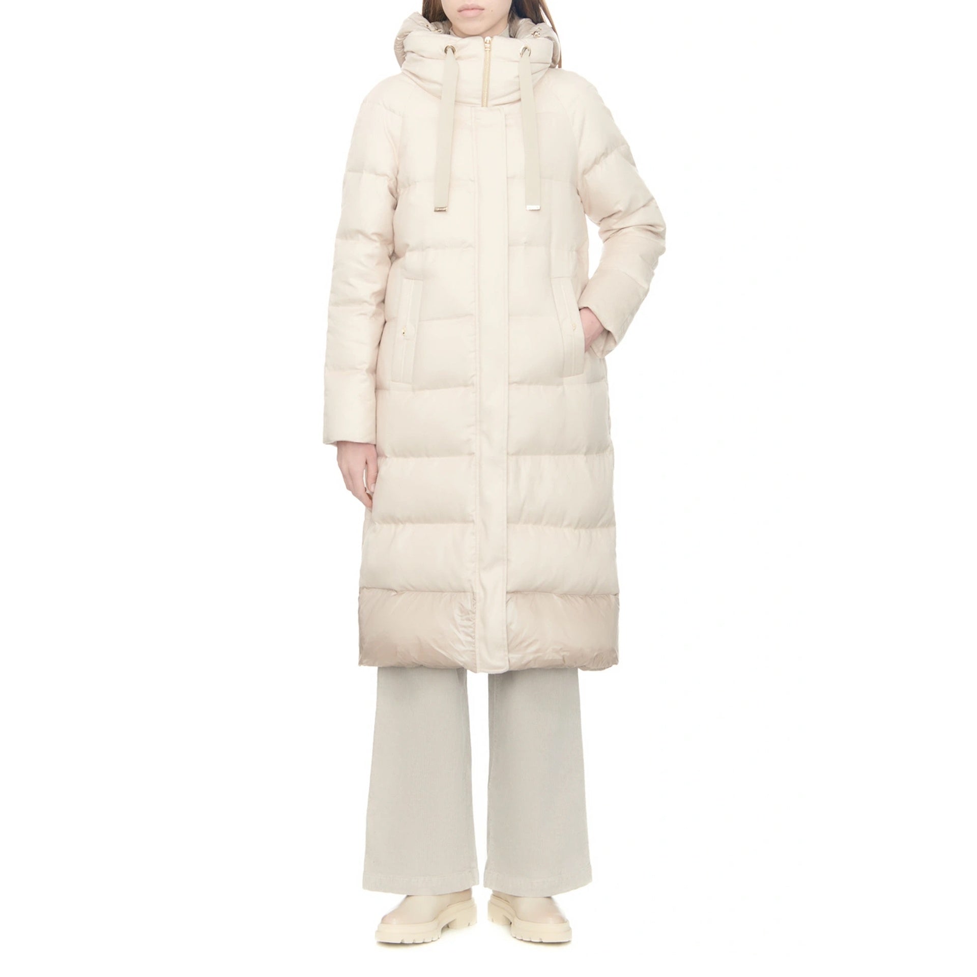 Herno Silk And Cashmere Padded Coat Women HERNO