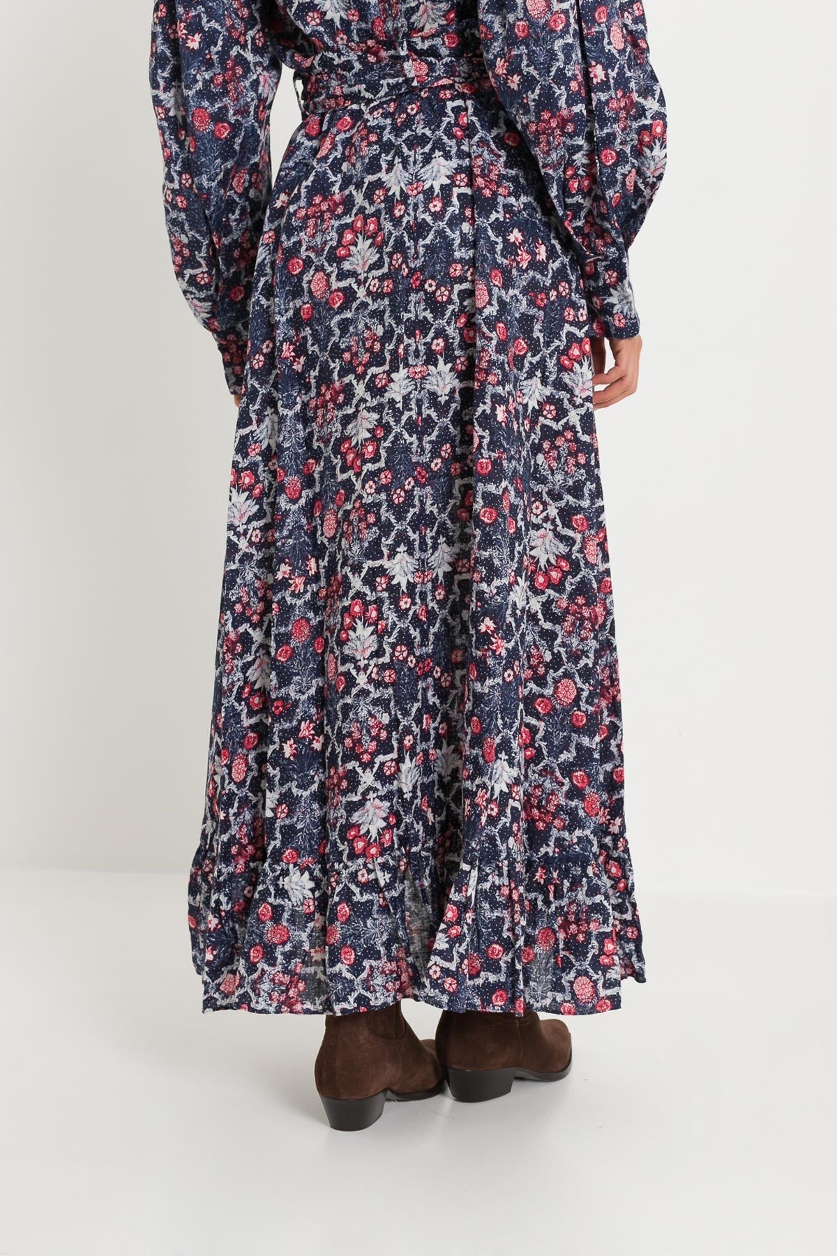 Isabel Marant Etoile Women Wrap Long Skirt With Flounce ISABEL MARANT ETOILE