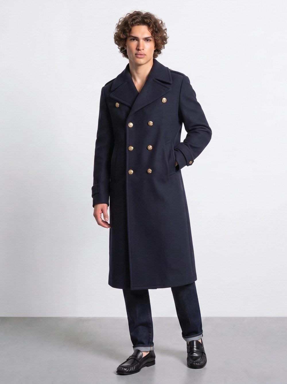 Dolce & Gabbana Men Double-Breasted Coat DOLCE & GABBANA