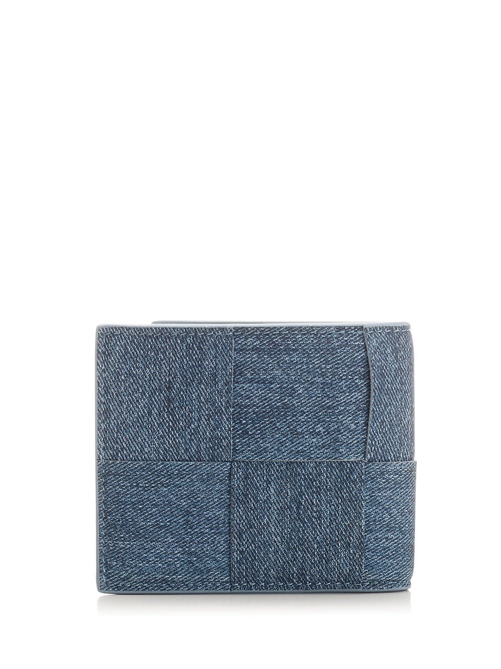 Bottega Veneta Men Bi-Fold "Cassette" Wallet In Denim BOTTEGA VENETA