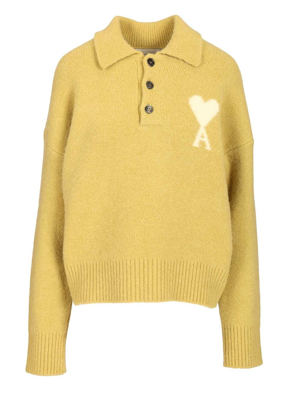 Ami Women "Ami De Coeur" Polo Shirt AMI PARIS
