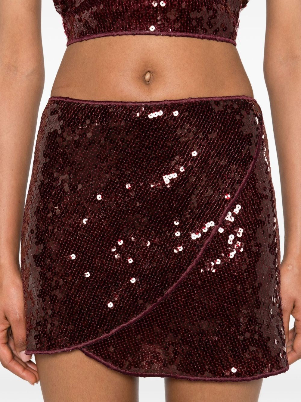 Oseree Women Short Pareo With Sequins OSEREE