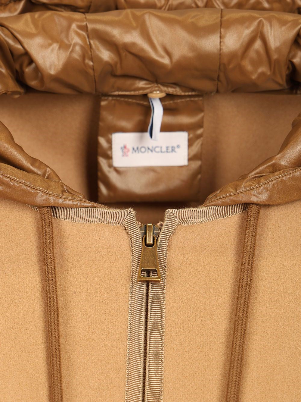 Moncler Women Padded Cape In Wool Blend MONCLER